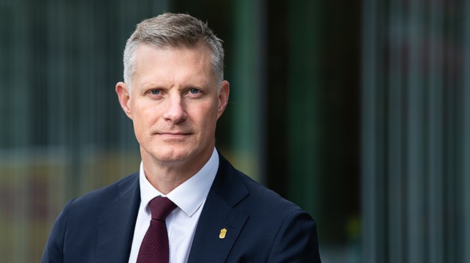 Försvarshögskolans rektor Robert Egnell