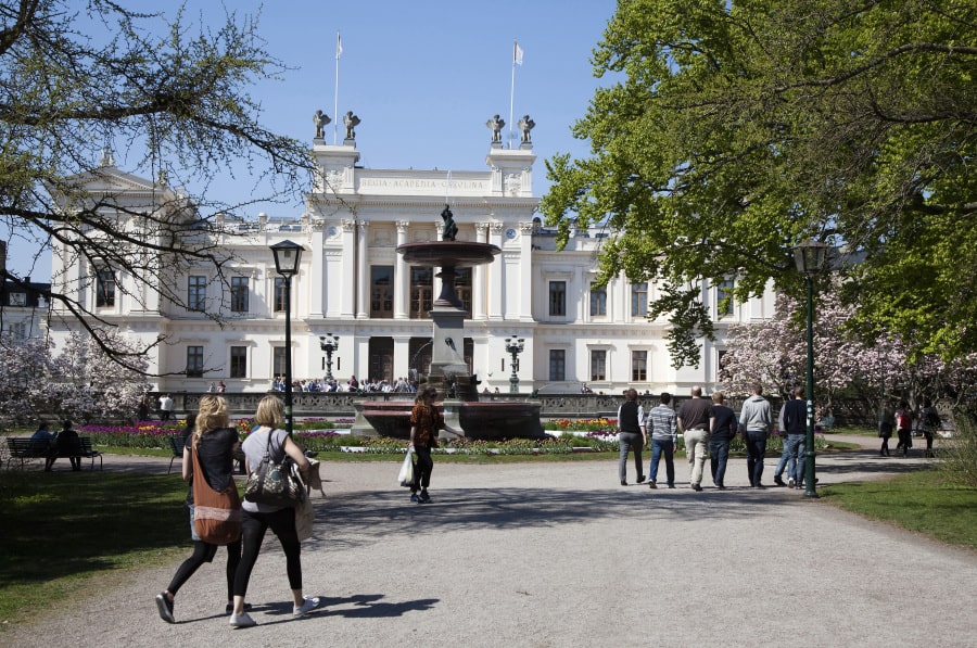 Studenter utanför Lunds universitet